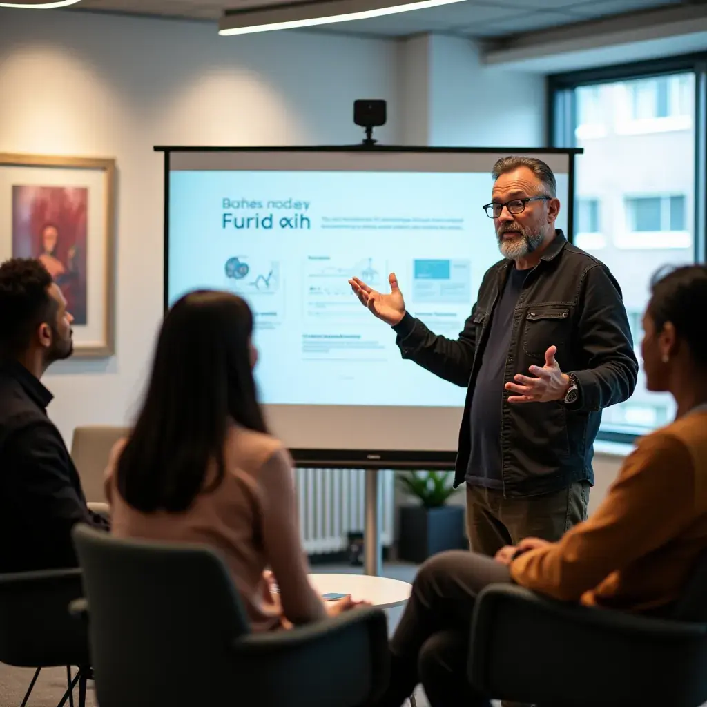 Modern office environment